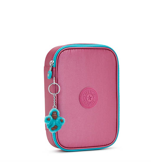 Sacs Kipling 100 Pens Metallic Case Rose | FR 1327VR